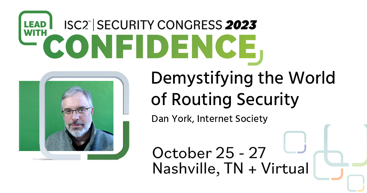 ISC2 Security Congress MANRS