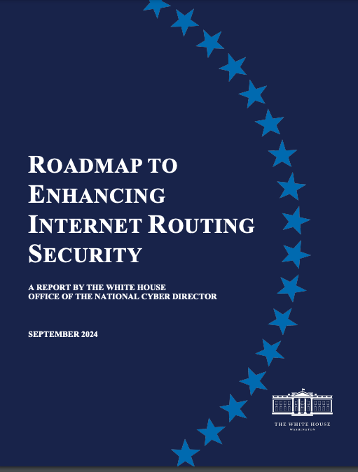 ONCD Roadmap to Enhancing Routing Security Cover