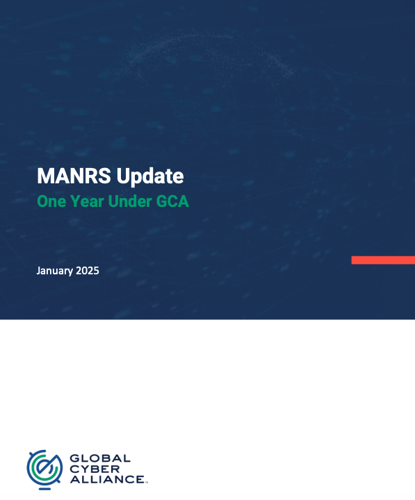 MANRS Update Report Cover